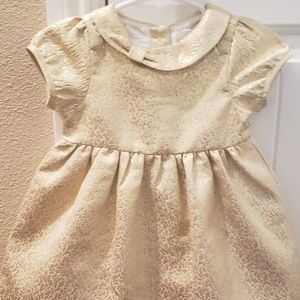 Gymboree gold holiday dress